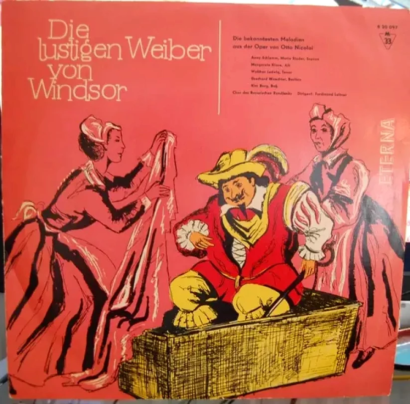 Levně Die Lustigen Weiber Von Windsor (Chor Des Bayerischen Rundfunks, 1959)