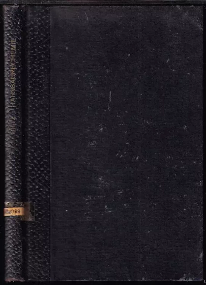 Die neuere Harnsäurechemie (Heinrich Biltz, 1936)