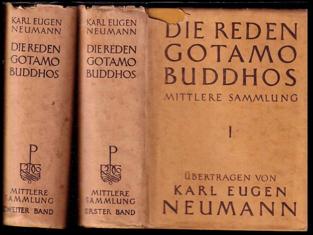 Die Reden Gotamo Buddhos : Díl 1-2 (Buddha, 1922)