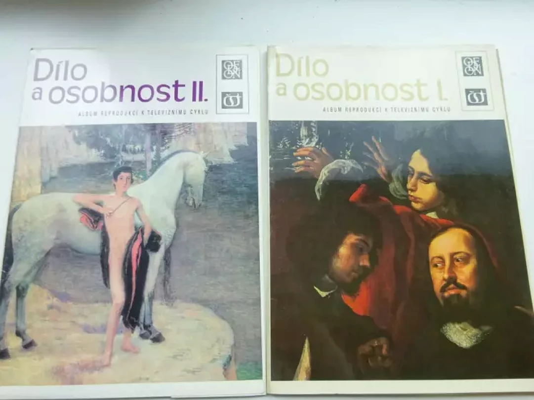 Dílo a osobnost : album reprodukcí k televiznímu cyklu. Sv. 1+2 KOMPLET (Eva Hříbková, 1973)