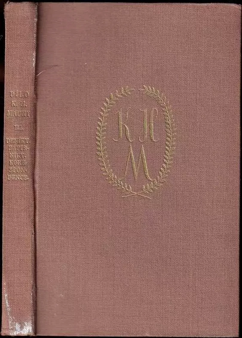 Levně Dílo Karla Hynka Máchy. Díl třetí (Karel Hynek Mácha, 1929)