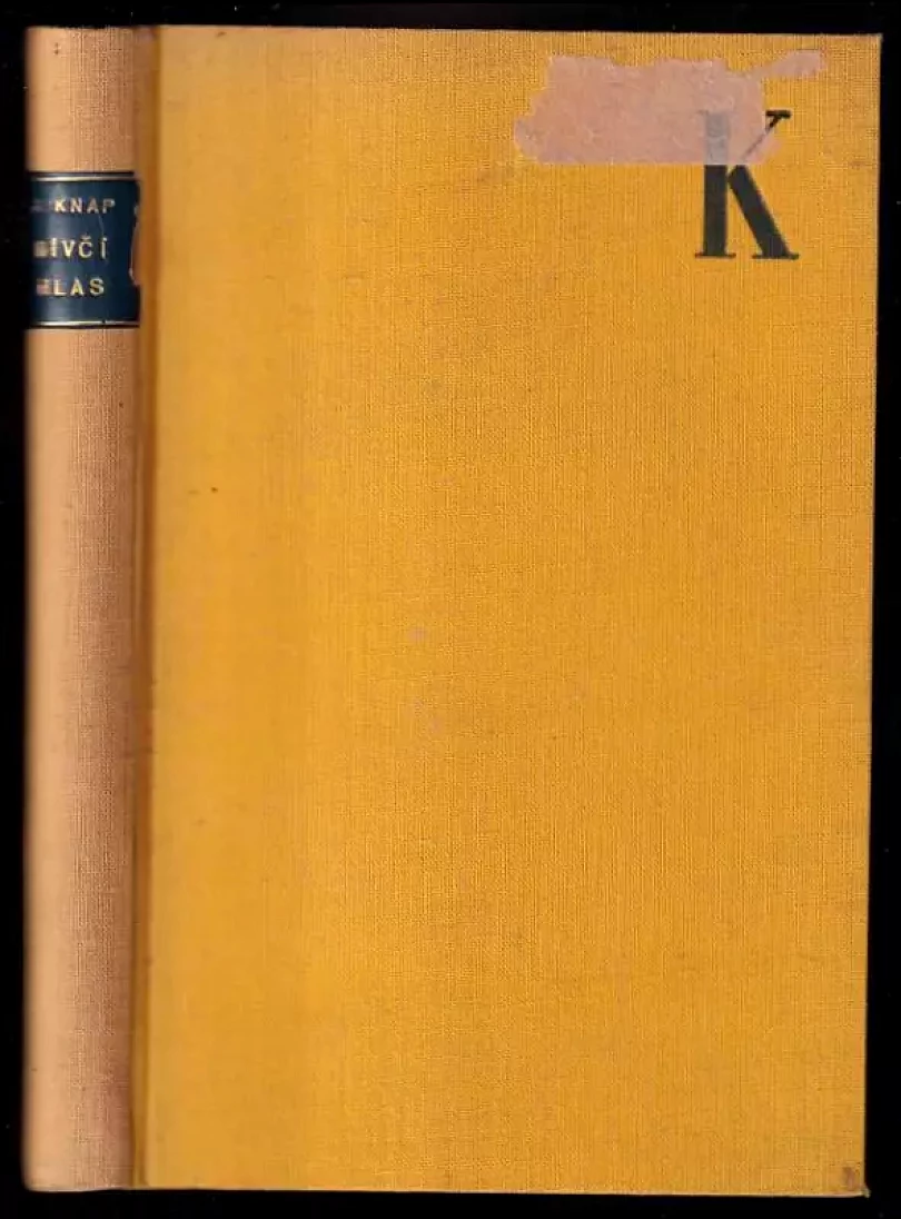 Levně Dívčí hlas - román - DEDIKACE JOSEF KNAP (Josef Knap, 1940)