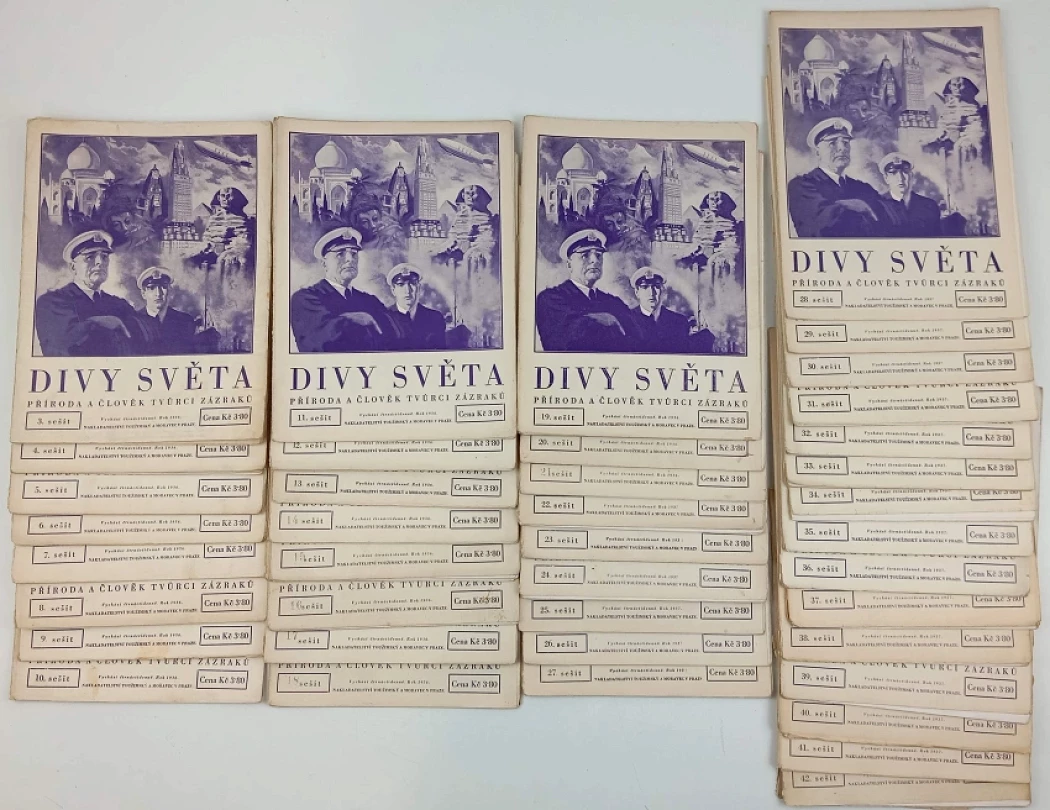 Divy světa - sešity číslo 3-42 ( sešit číslo 1 a 2 chybí) (František Schörpner, )