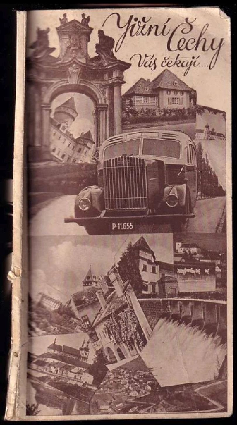 Levně Do jižních Čech cestujte autocary JAS! (, 1936)