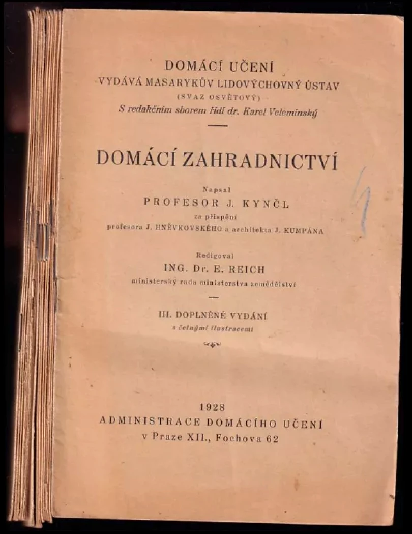 Domácí zahradnictví (Jan Kynčl, 1928)