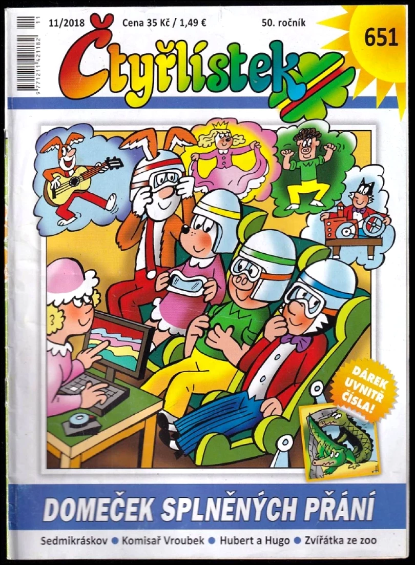 Domeček splněných přání, Čtyřlístek 651 (Hana Lamková, 2018)