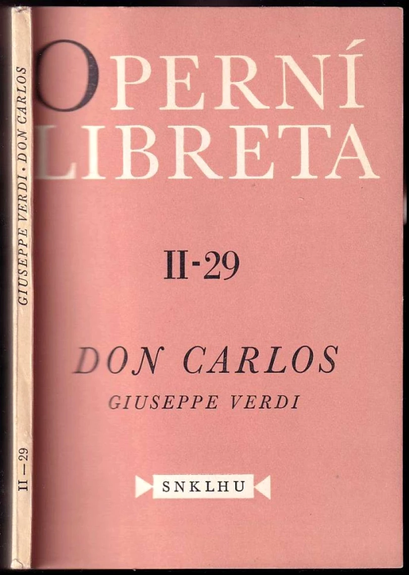 Levně Don Carlos (Friedrich Schiller, 1961)