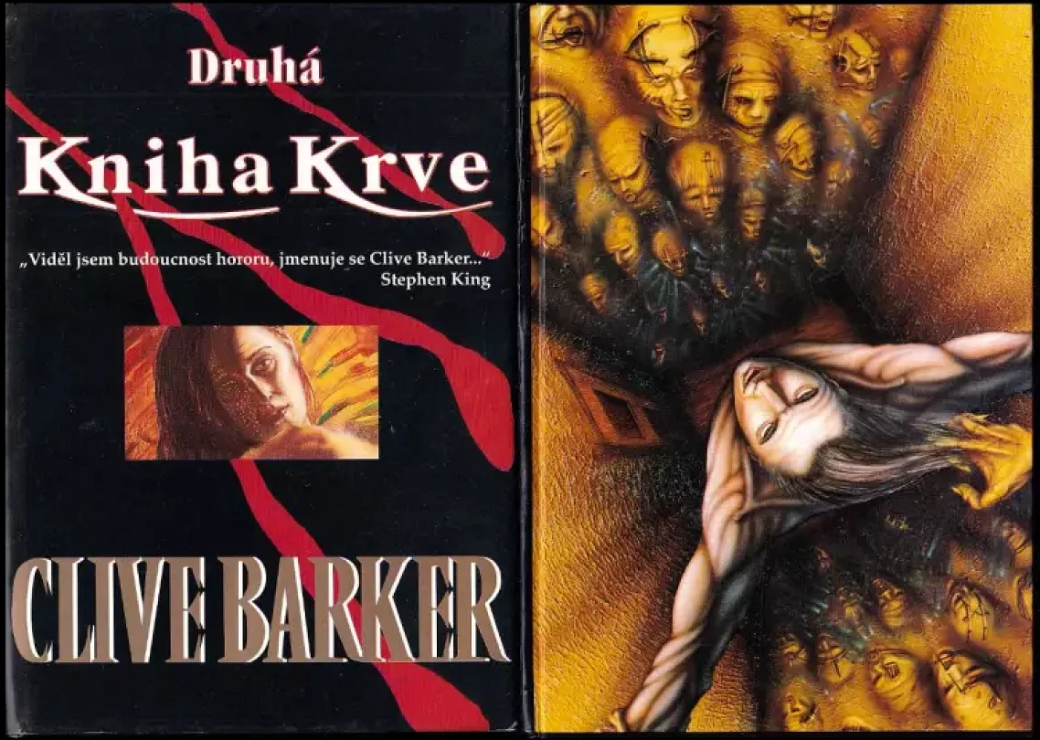Levně KOMPLET Clive Barker 2X První Kniha Krve + Druhá Kniha Krve (Clive Barker, 1994)