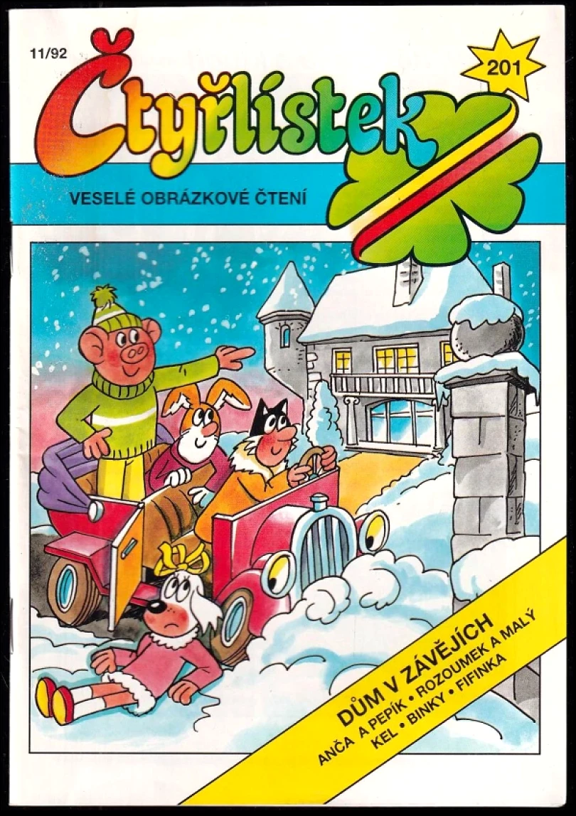 Dům v závějích - Čtyřlístek 201 (Ljuba Štíplová, 1992)