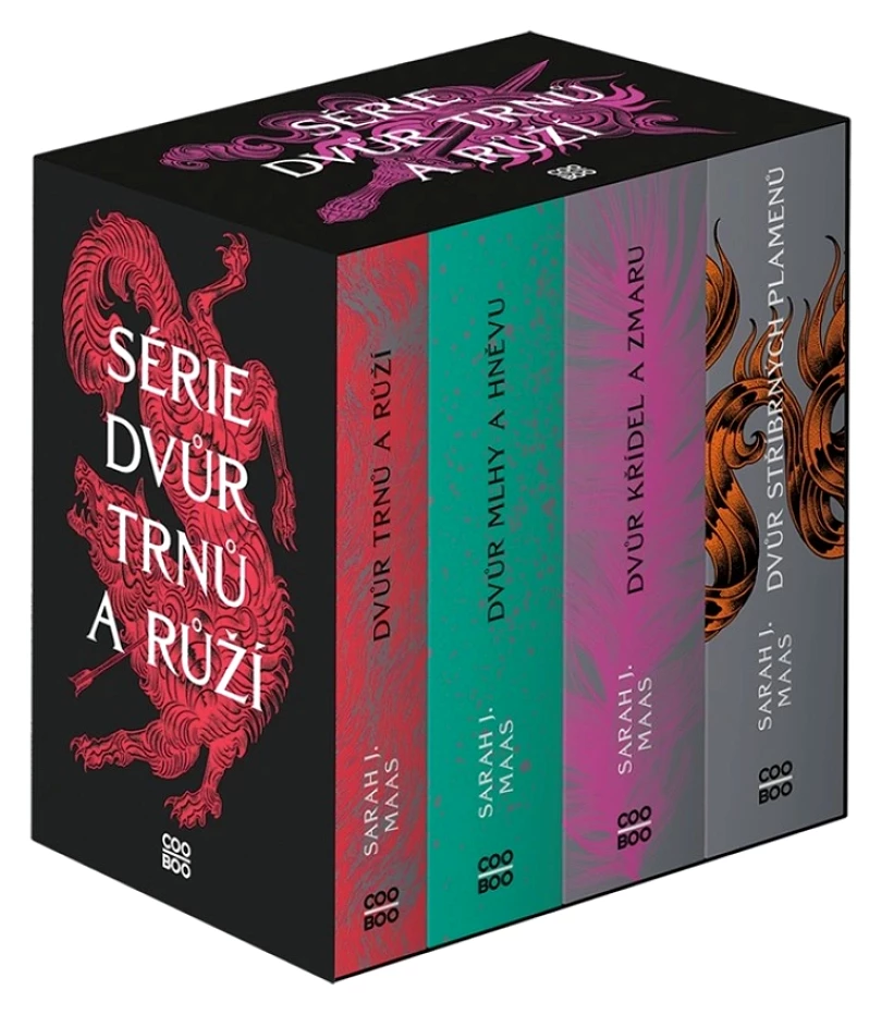 Levně Dvůr trnů a růží - box 1-4 (J. Sarah, 2024)