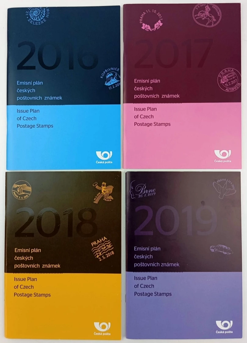Levně Emisní plán českých poštovních známek 2016, 2017, 2018, 2019 (, 2016)