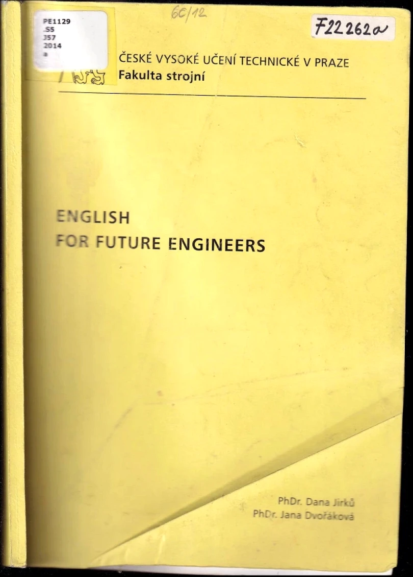 English for future engineers (Danuše Jirků, 2014)