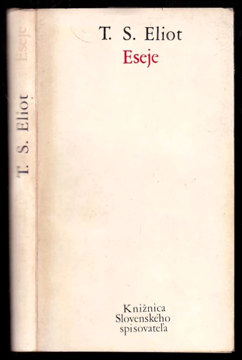 Levně Eseje (T. S Eliot, 1972)