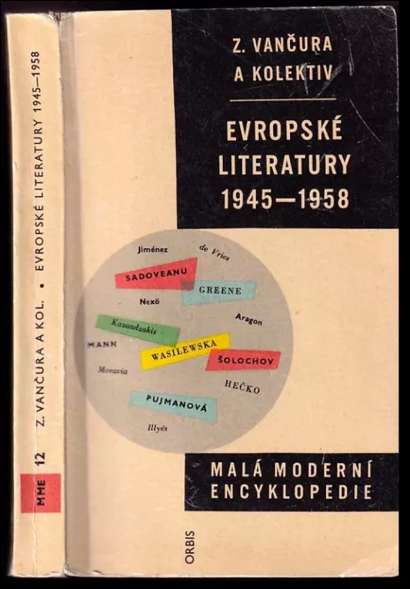 Evropské literatury (Zdeněk Vančura, 1959)
