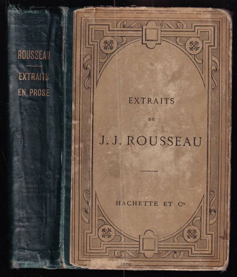 Levně Extraits de J. J. Rousseau (Jean-Jacques Rousseau, 1906)
