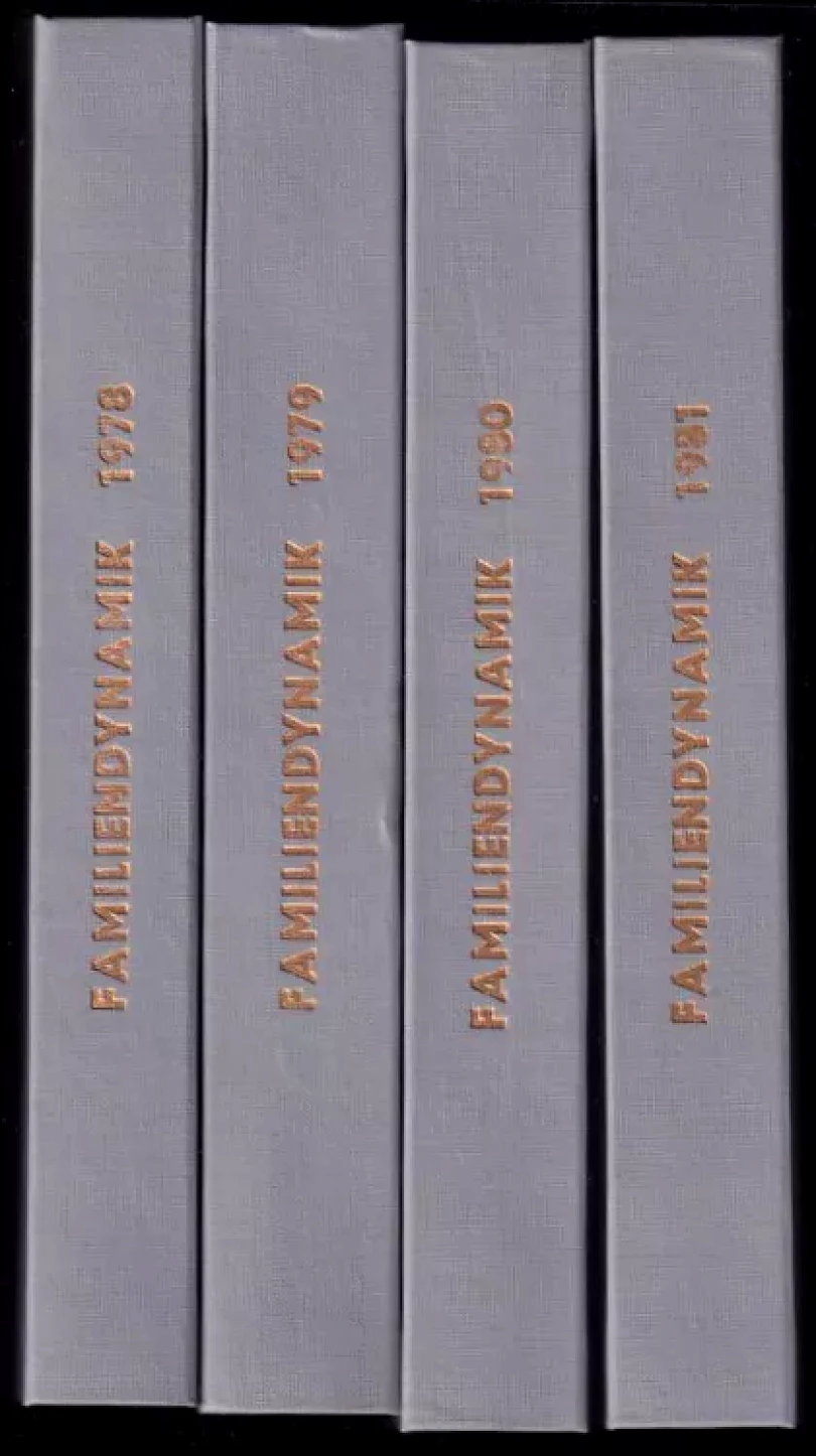 Familiendynamik Interdisziplinäre Zeitschrift für Praxis und Forschung ROČNÍK 1979 + 1979 + 1980 + 1981 (Helm Stierlin, )