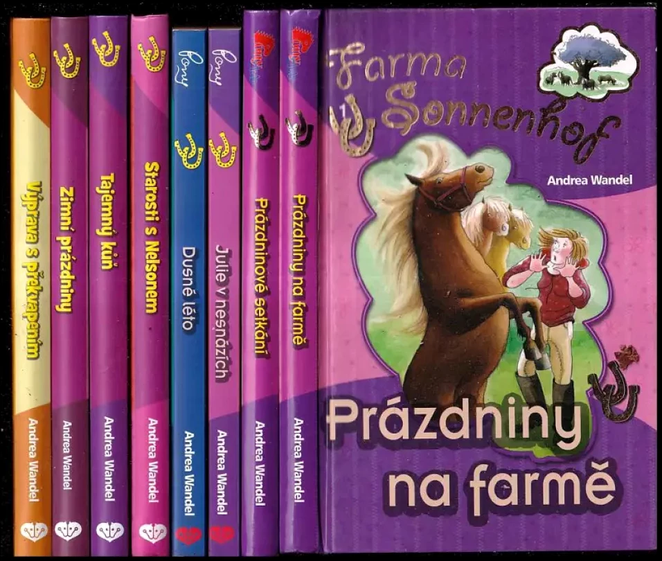 Farma Sonnenhof - 1 - 9, chybí díl 3 - Prázdniny na farmě + Prázdninové setkání + Julie v nesnázích + Dusné léto + Starosti s Nelsonem + Tajemný ků...