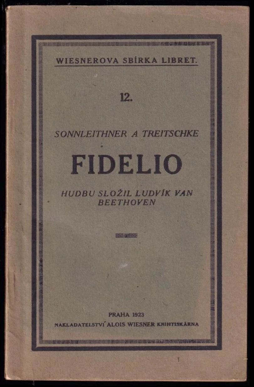 Levně Fidelio (Ludwig van Beethoven, 1923)