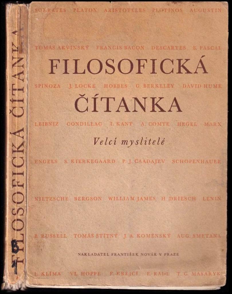 Levně Filosofická čítanka (Štěpán Zapletal, 1948)