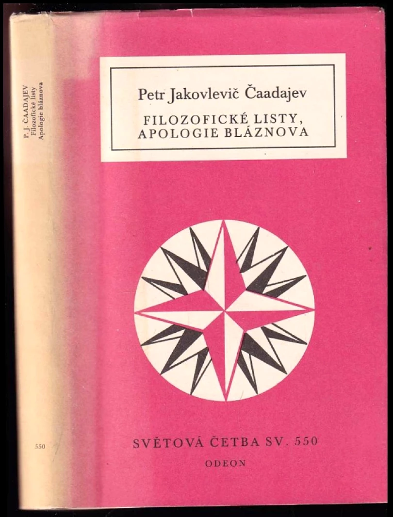 Levně Filozofické listy ; Apologie bláznova (Petr Jakovlevič Čaadajev, 1989)