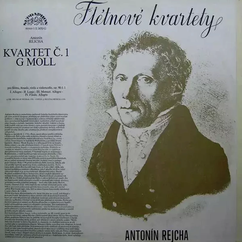 Levně Flétnové Kvartety (Anton Reicha, 1975)