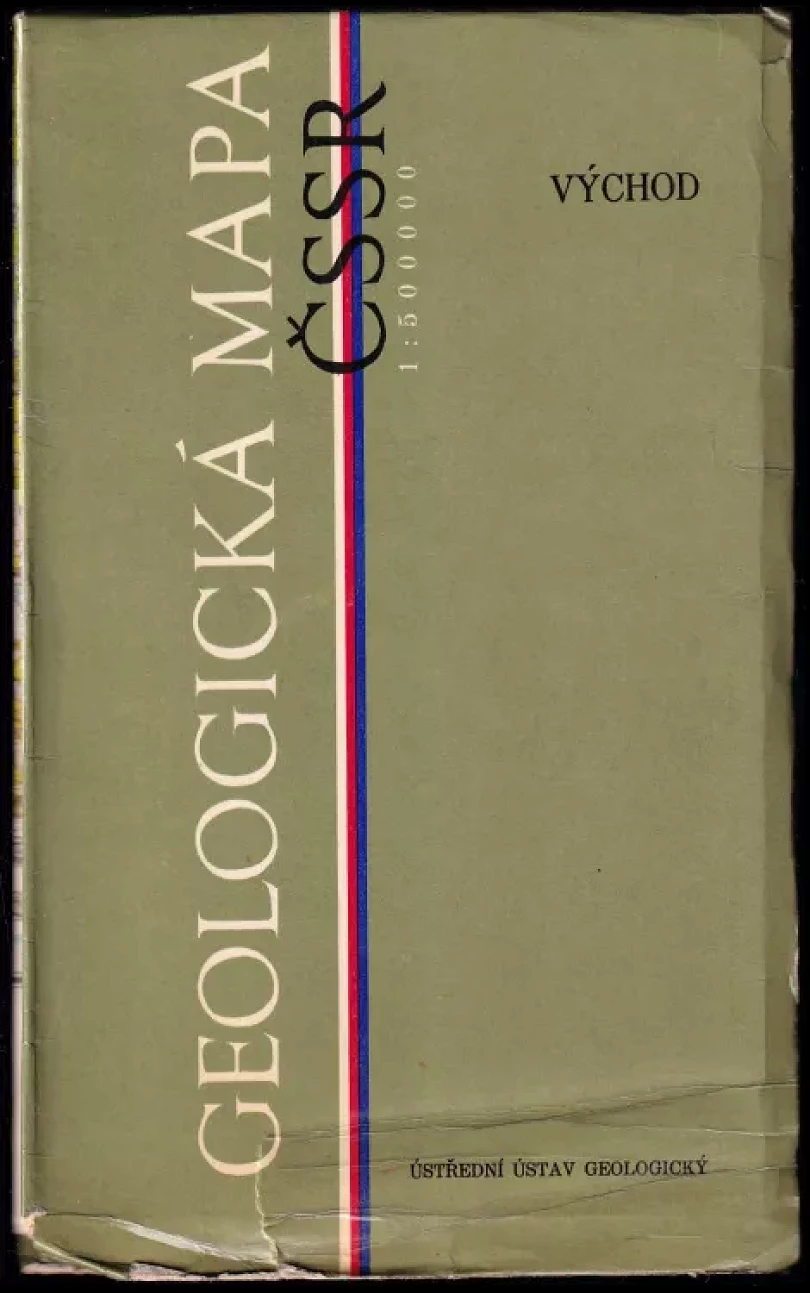 Levně Geologická mapa ČSSR 1:500 000 - východ (, 1967)