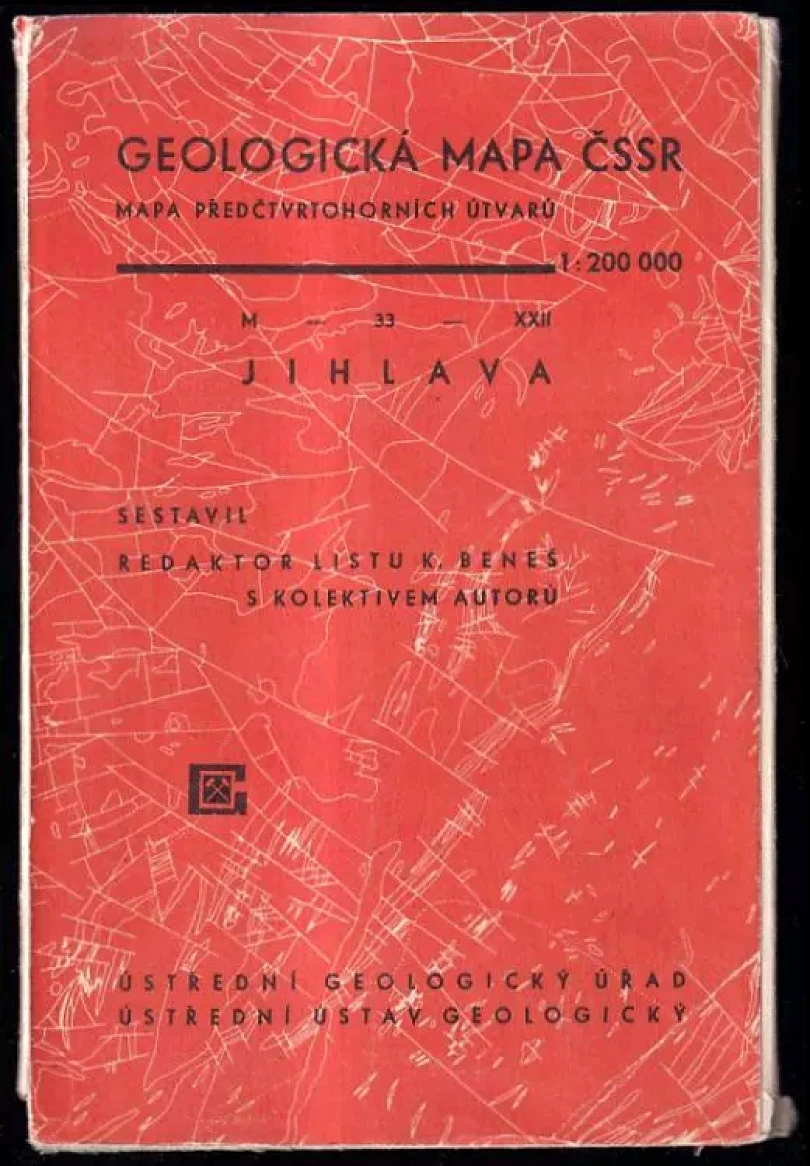 Levně Geologická mapa ČSSR (Karel Beneš, 1964)