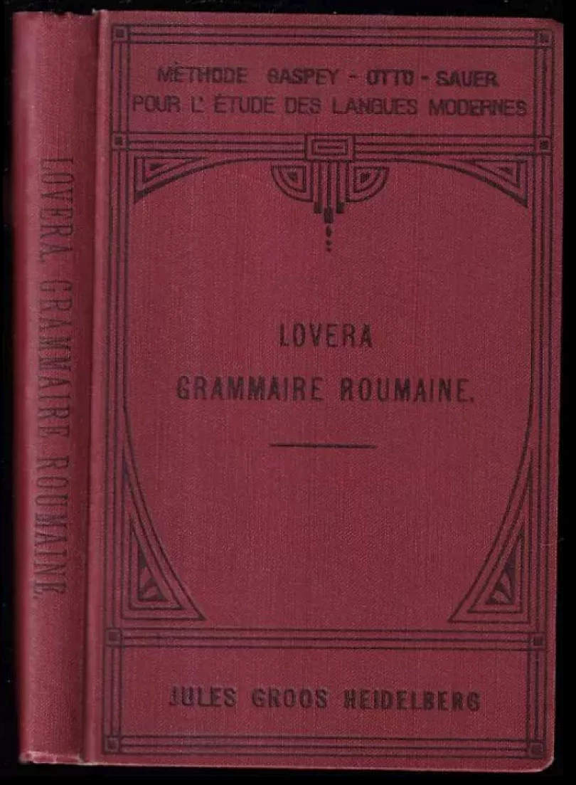 Grammaire roumaine (Romeo Lovera, 1923)