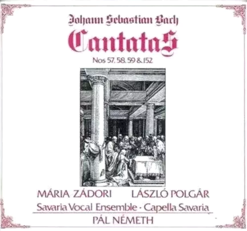 Levně Cantatas Nos 57, 58, 59 & 152 (Johann Sebastian Bach, 1989)