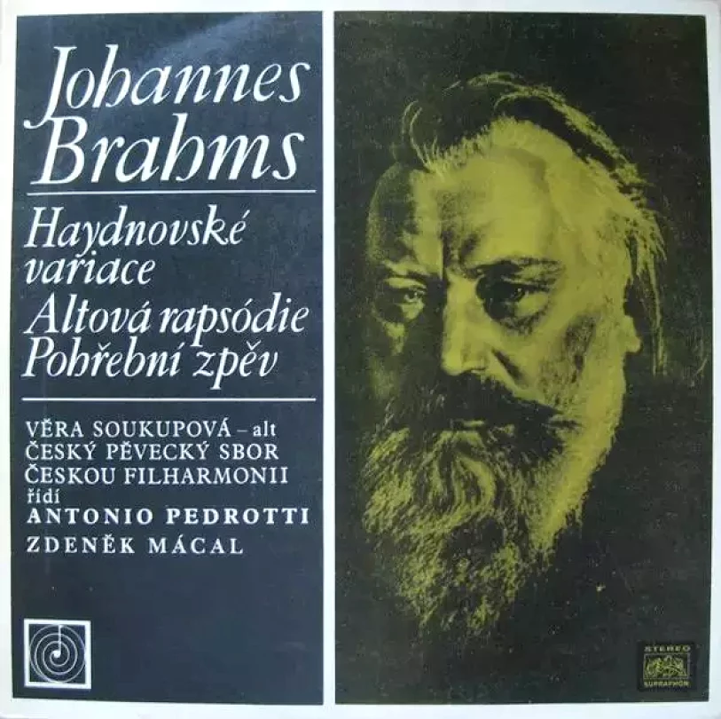 Levně Haydnovské variace, Altová rapsódie, Pohřební zpěv (Johannes Brahms, 1968)
