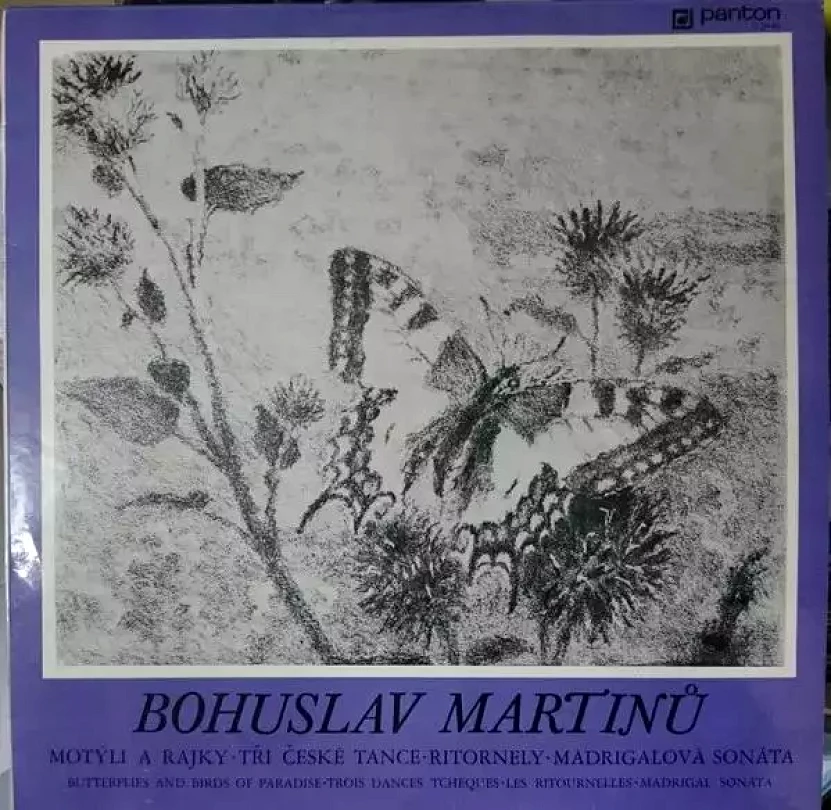 Levně Butterflies And Birds Of Paradise, Trois Dances Cheques, Les Ritornellos, Madrigal Sonata (Boris Krajný, 1987)