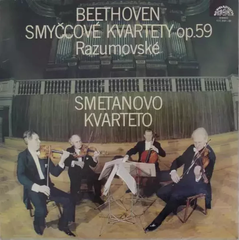 Levně Smyčcové Kvartety Op.59 Razumovské (Ludwig van Beethoven, 1981)