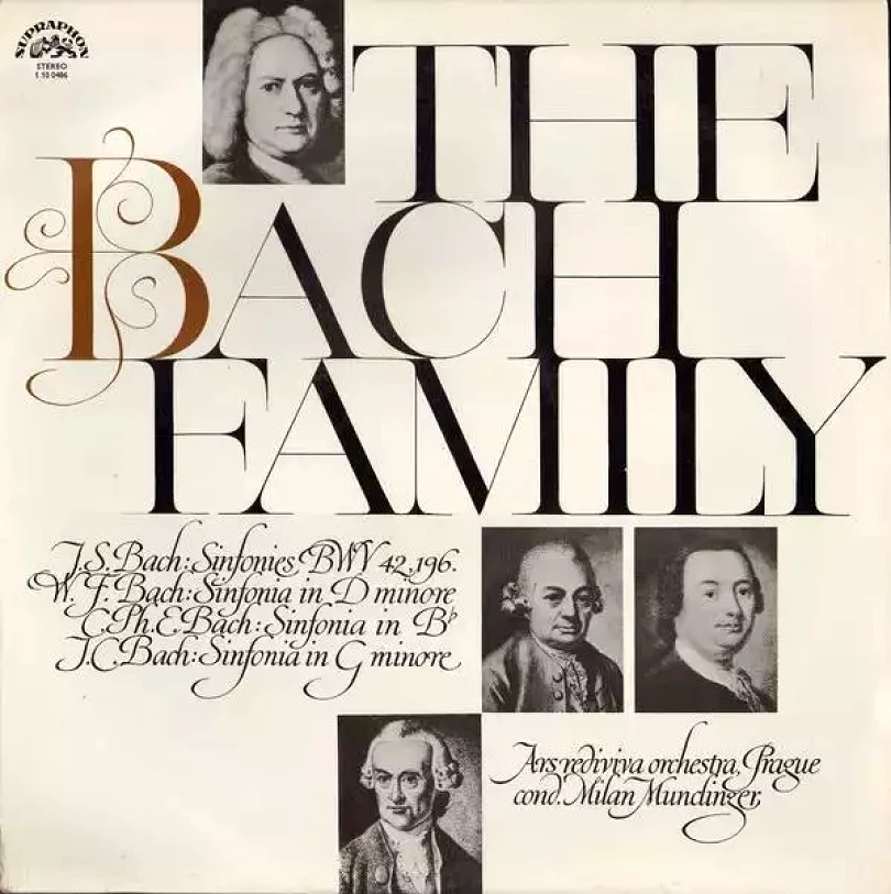 Levně The Bach Family (Ars Rediviva Ensemble, 1980)