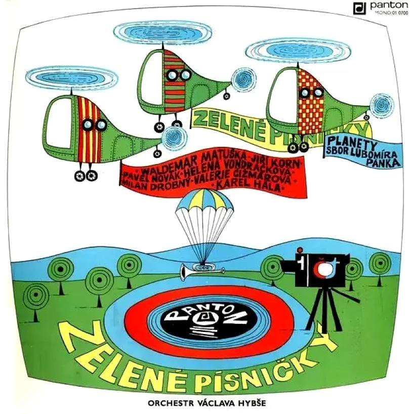 Levně Zelené Písničky (Václav Hybš Orchestra, )