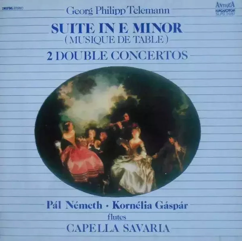 Levně Suite In E Minor (Musique De Table) - 2 Double Concertos (Georg Philipp Telemann, 1990)