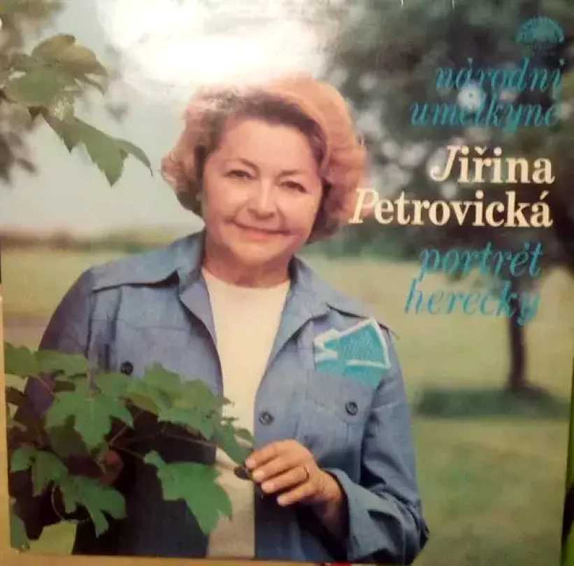 Levně Národní Umělkyně Jiřina Petrovická (Portrét Herečky) (Jiřina Petrovická, 1980)