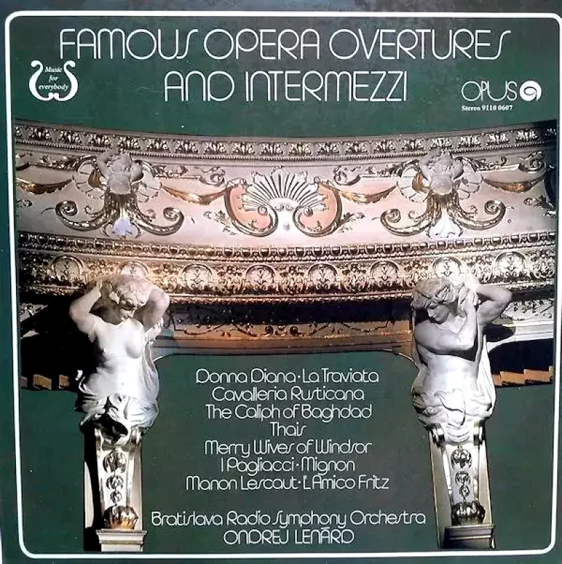 Levně Famous Opera Overtures And Intermezzi (Slovak Radio Symphony Orchestra, 1978)