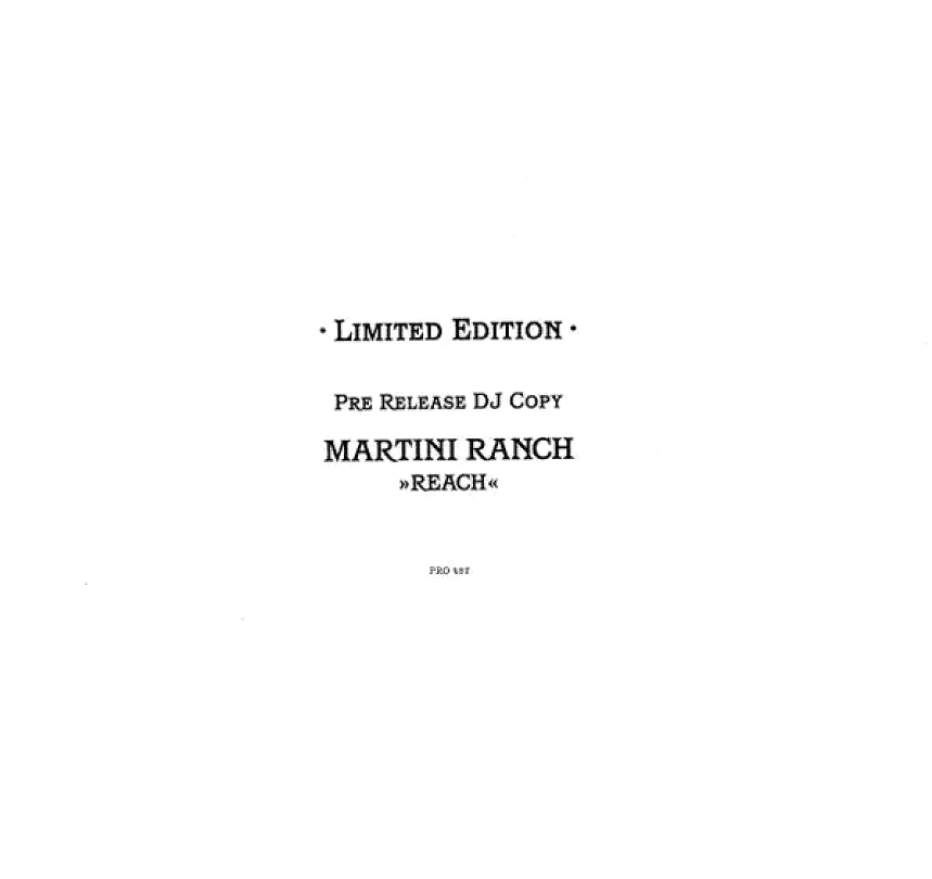 Levně Reach LTD (Martini Ranch, 1988)