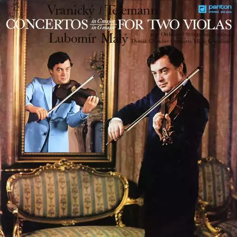 Levně Concertos In C Major / G Major For Two Violas And Orchestra / Strings And Continuo (Dvořák Chamber Orchestra, 1984)