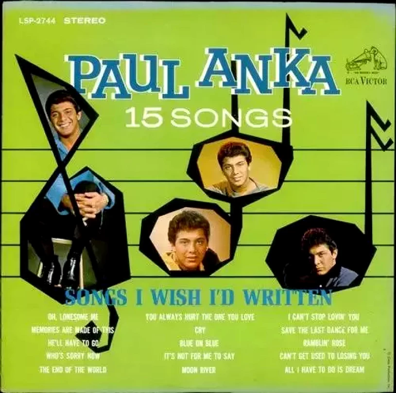 Levně 15 Songs I Wish I'd Written (Paul Anka, 1963)