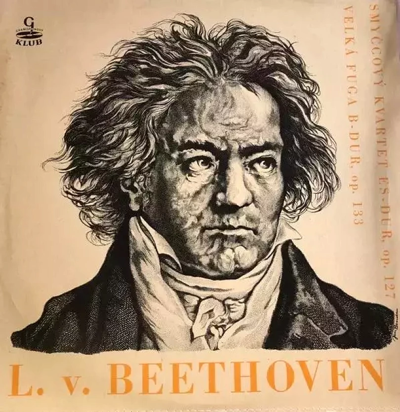 Levně Smyčcový Kvartet Č. 12 ES-DUR, Op. 127 (Ludwig van Beethoven, 1959)