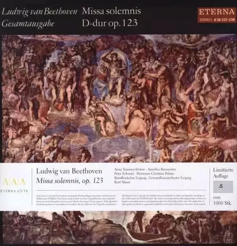 Levně Missa Solemnis D-dur Op. 123 (2xLP) (Ludwig van Beethoven, 1976)
