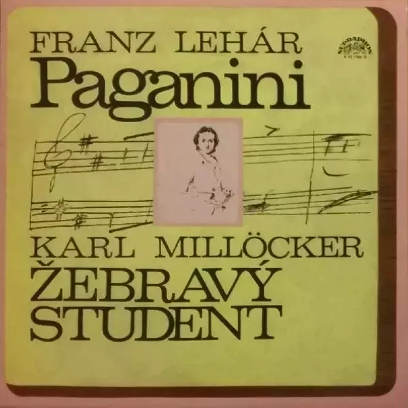 Levně Paganini / Žebravý Student (Franz Lehár, 1977)