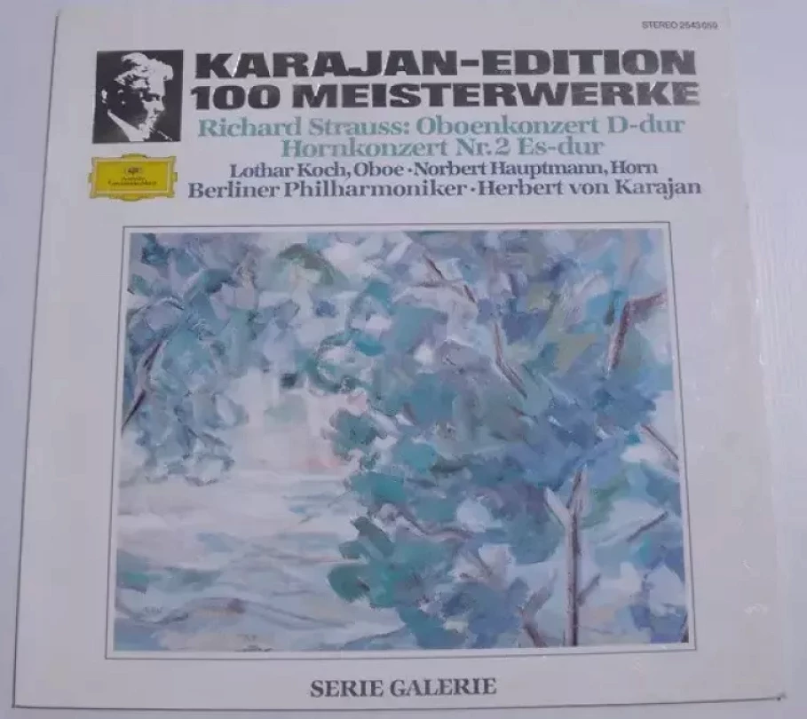 Levně Karajan-Edition 100 Meisterwerke - Richard Strauss: Oboenkonzert D-dur · Hornkonzert Nr.2 Es-dur (Berliner Philharmoniker, 1982)