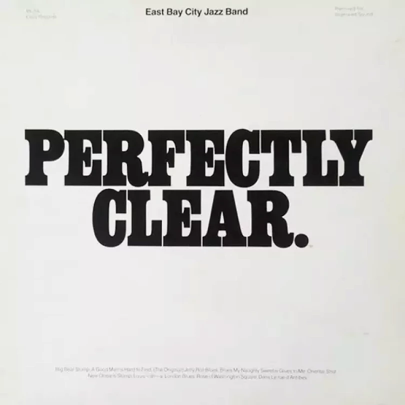 Levně Perfectly Clear LTD (The East Bay City Jazz Band, 1974)