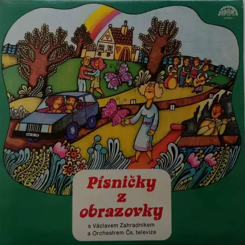 Levně Písničky Z Obrazovky S Václavem Zahradníkem A Orchestrem Čs. Televize (Václav Zahradník, 1985)