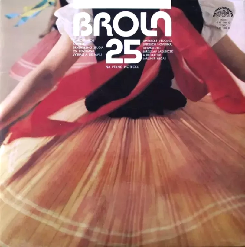 Levně Na Pěknú Notečku - BROLN 25 (2xLP) (Brněnský Rozhlasový Orchestr Lidových Nástrojů, 1977)