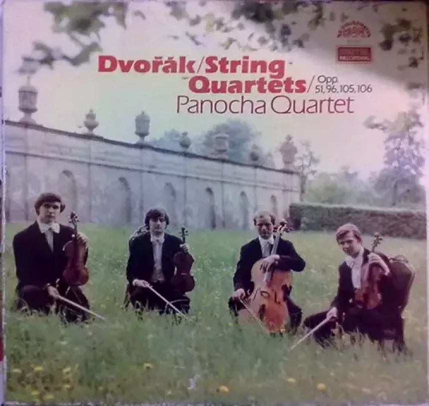 Levně String Quartets / Smyčcove kvartety (Opp. 51, 96, 105, 106) (3xLP + BOX + BOOKLET) (Antonín Dvořák, 1986)