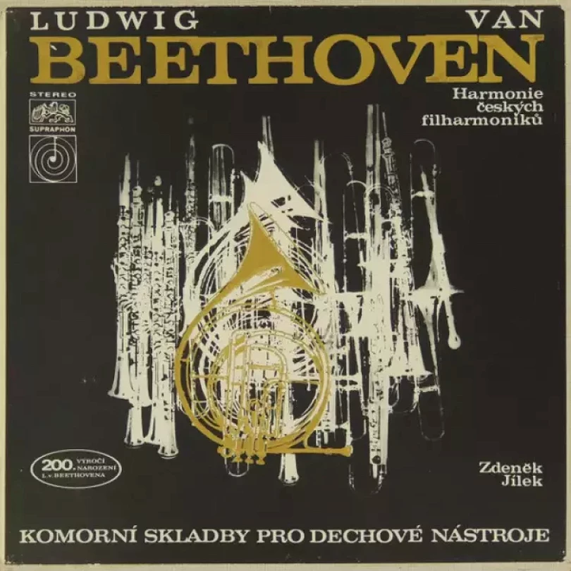 Levně Komorní Skladby Pro Dechové Nástroje (Ludwig van Beethoven, 1971)
