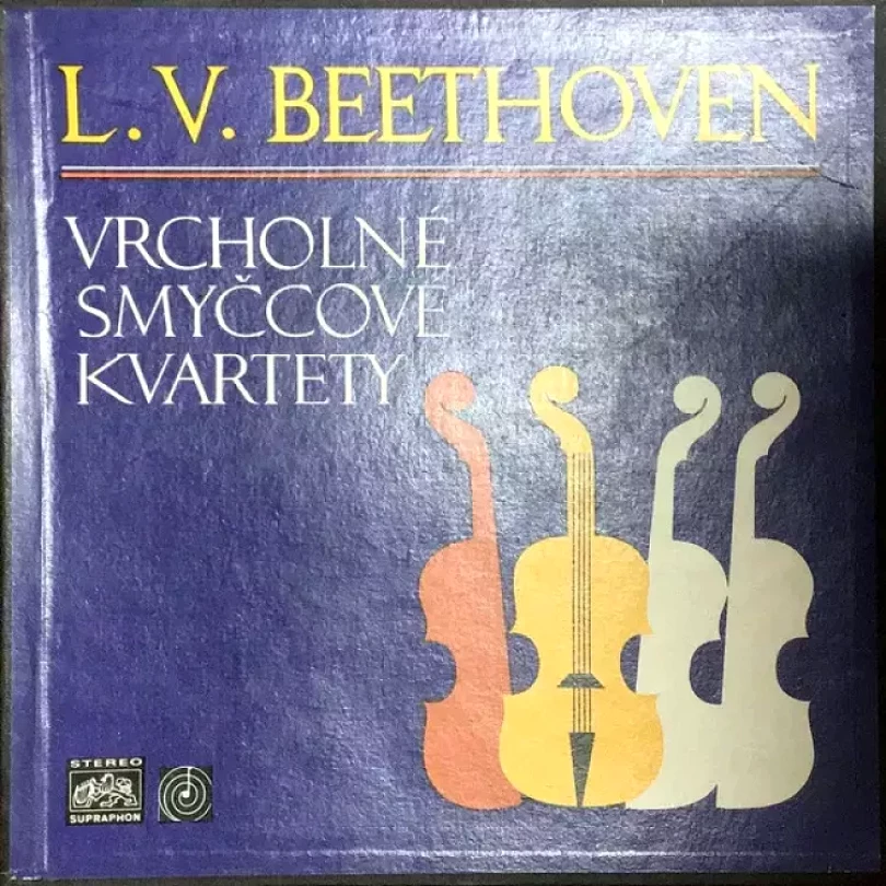 Levně L. V. Beethoven - Vrcholné Smyčcové Kvartety (4xLP+ BOOKLET+BOX) (Smetana Quartet, 1972)
